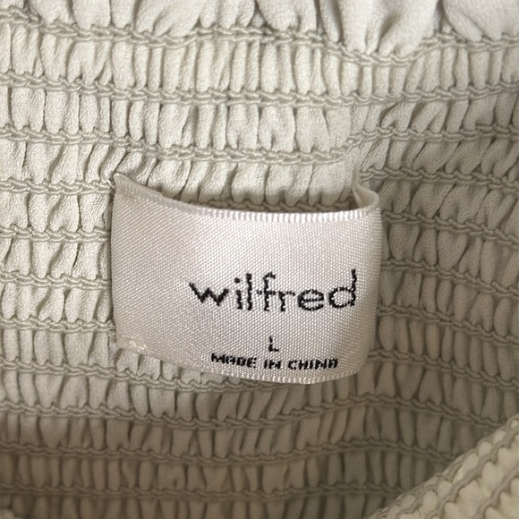 Aritzia Wilfred Tempest Sleeveless Mini Dress Light Green Size Large - Picture 3 of 6